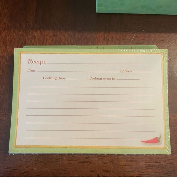 Hallmark Marjolein Bastin Nature's Sketchbook RECIPE BOX, DIVIDERS & CARDS - Picture 8 of 10